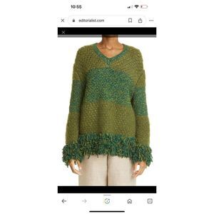 NWOT Judy Turner Jarman Merino Wool Blend Sweater